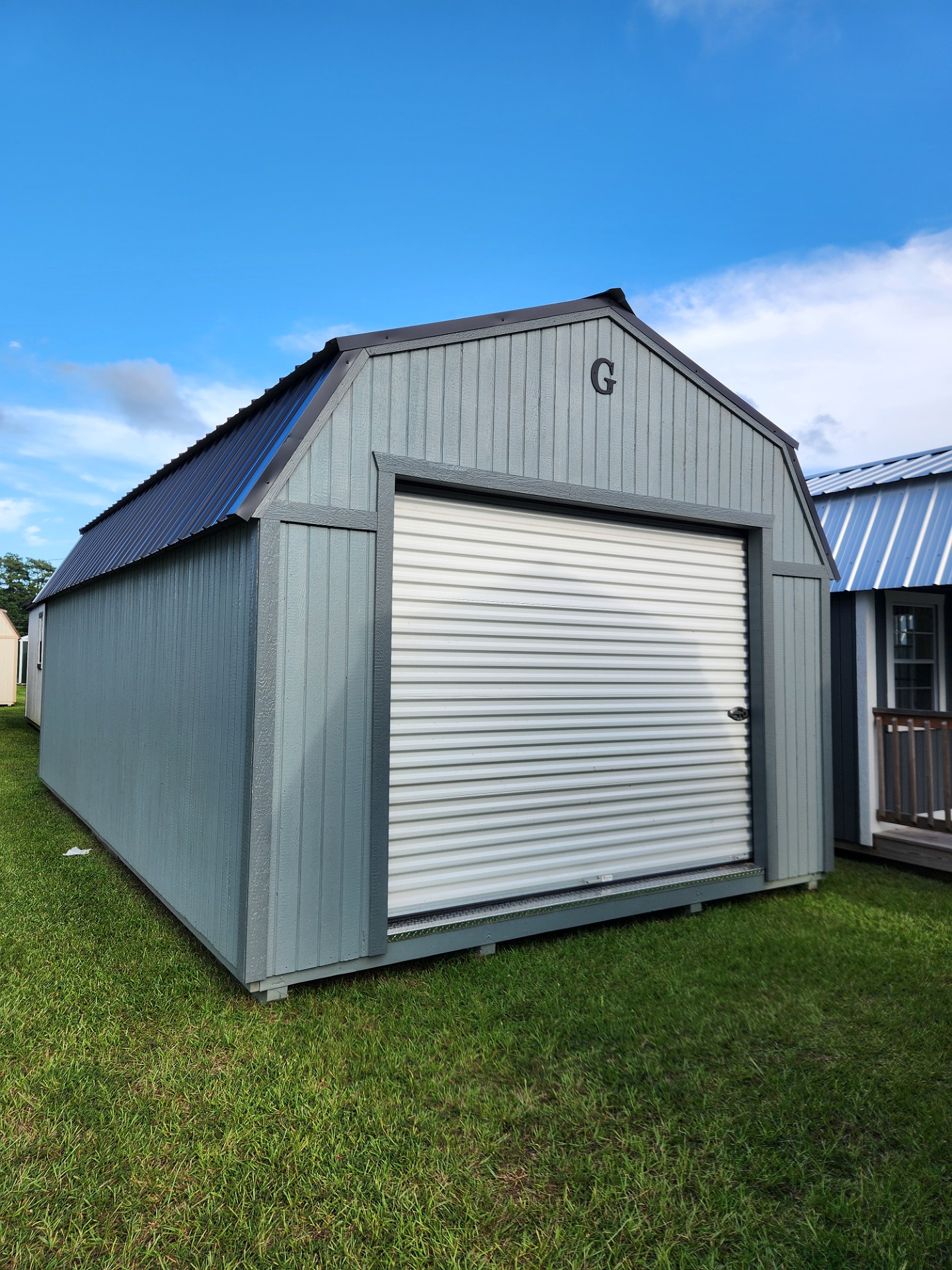 14x24 Lofted Barn Garage at Toler's Coastal Structures - Newport
