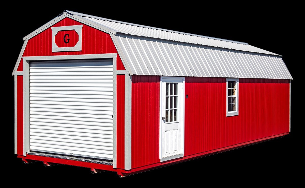 12x20 Lofted Barn Garage at G&L Carports & Portable Buildings