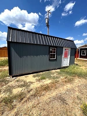 12x20 Lofted Barn Garage at G&L Carports & Portable Buildings