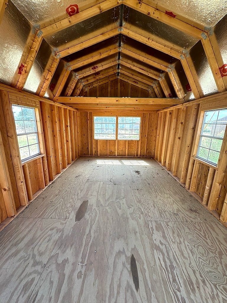 12x20 Lofted Barn Garage at G&L Carports & Portable Buildings