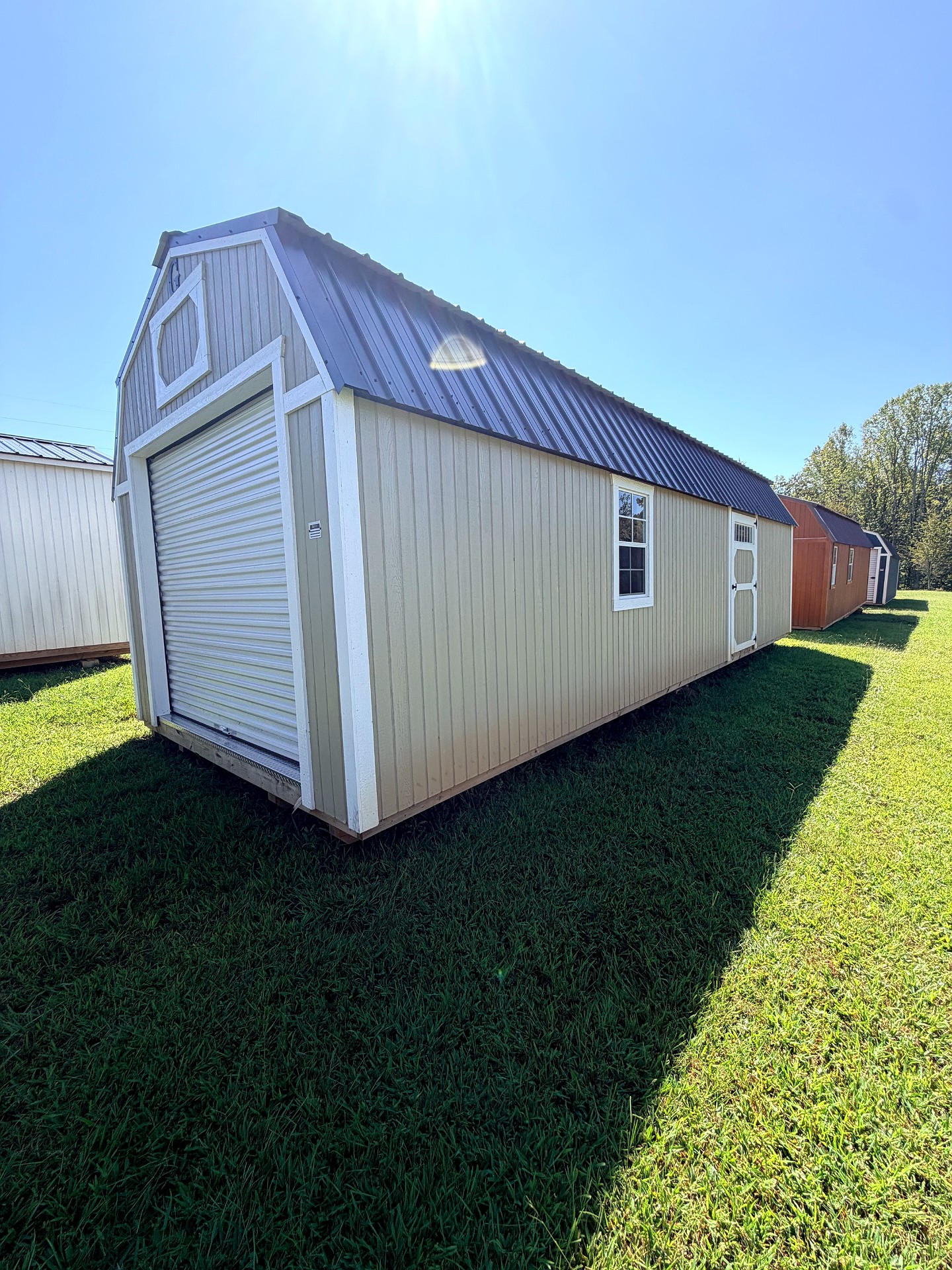 12x32 Lofted Barn Garage at Graceland of Cumming