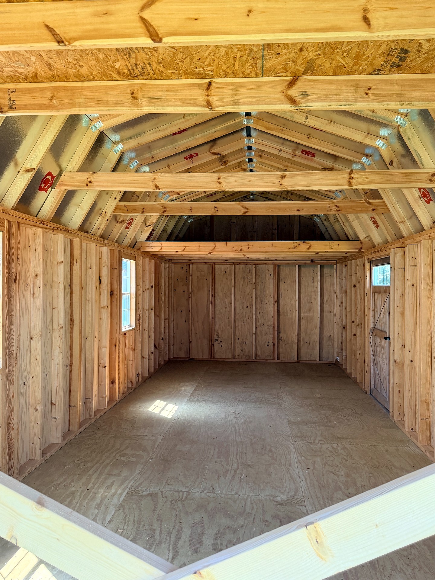 12x32 Lofted Barn Garage at Graceland of Cumming