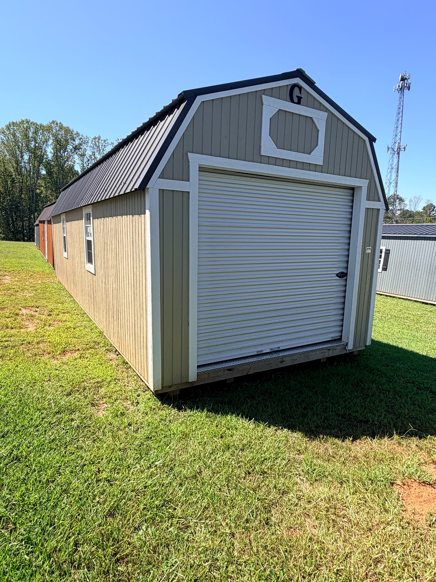 12x32 Lofted Barn Garage at Graceland of Cumming