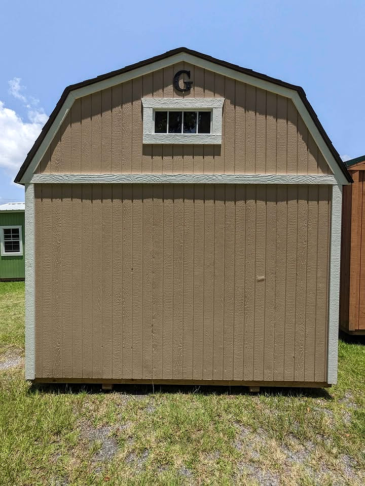 10x16 Lofted Barn Garage at Graceland Storage Sheds and Buildings of Kingsland