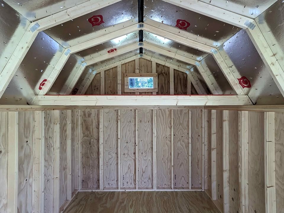 10x16 Lofted Barn Garage at Graceland Storage Sheds and Buildings of Kingsland