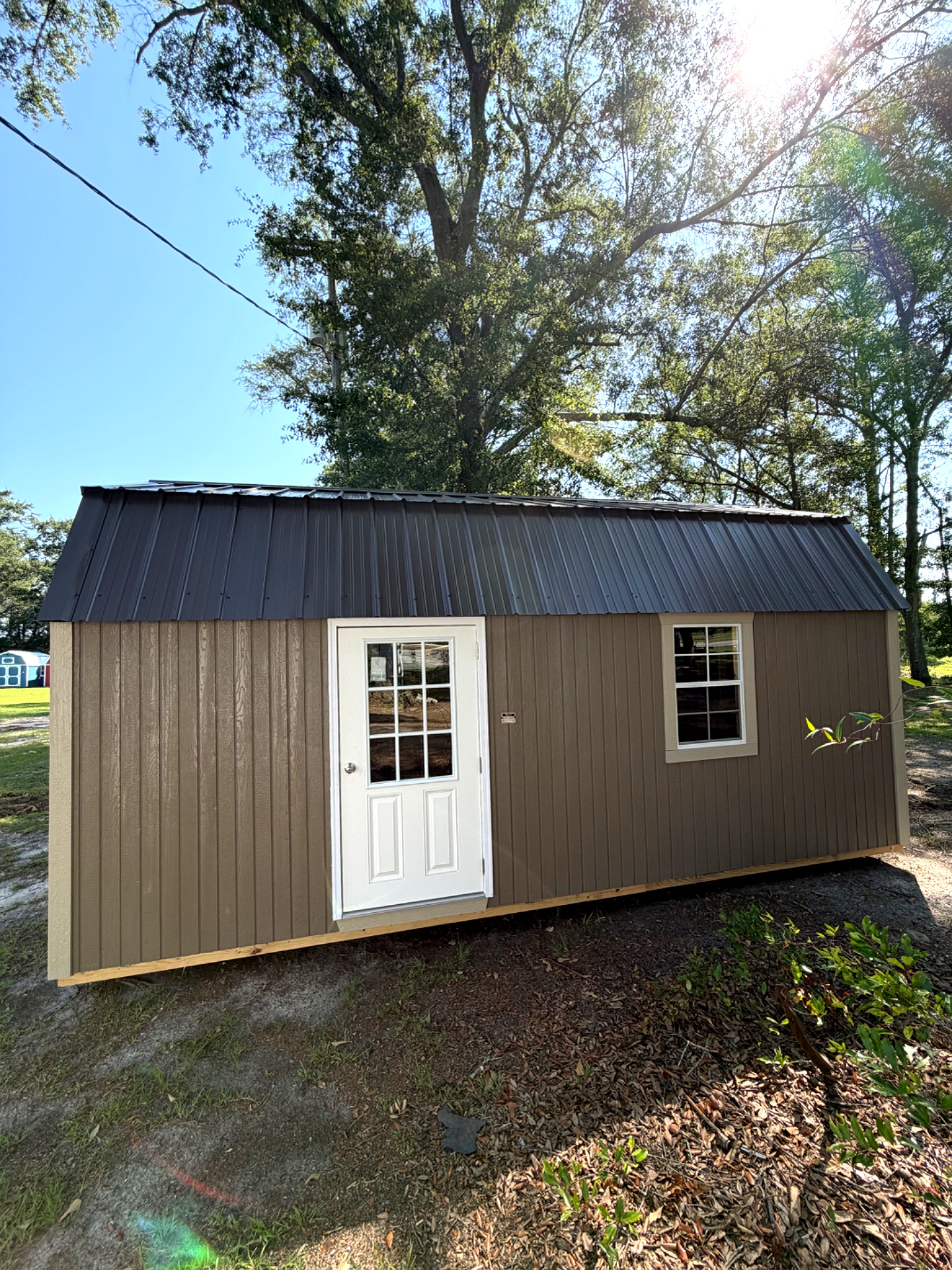 10x20 Lofted Barn Garage at Willis Buildings