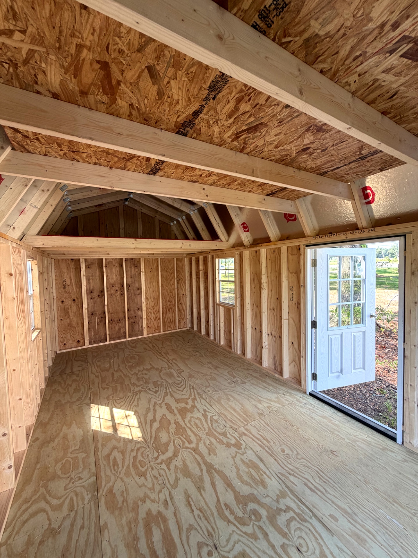10x20 Lofted Barn Garage at Willis Buildings