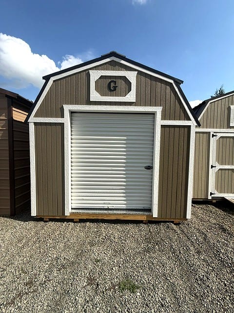 12x20 Lofted Barn Garage at Graceland Portable Buildings of the Carolinas / Dixie Motors, LLC