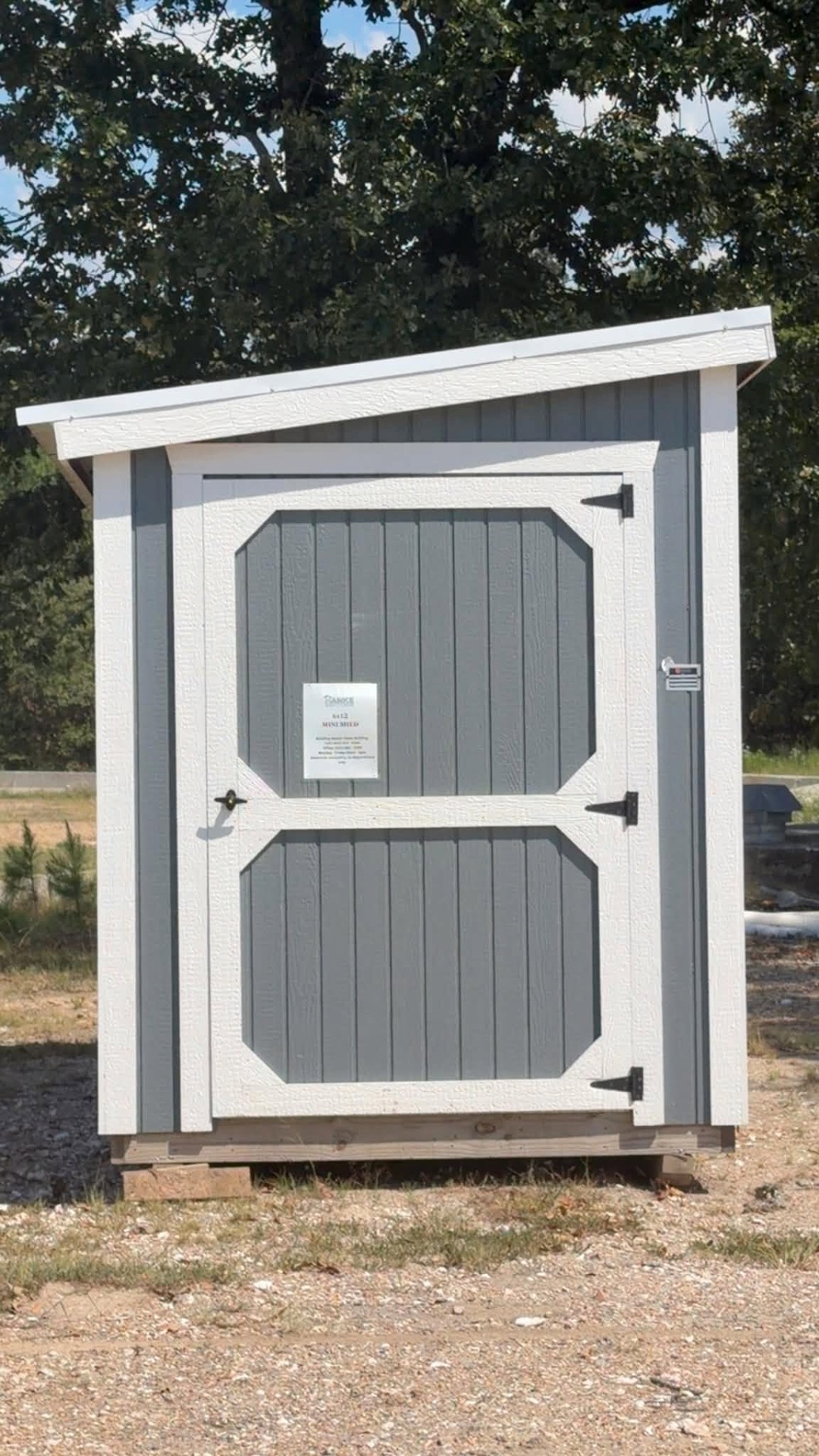 6x12 Mini Shed at Hanke Building Sales
