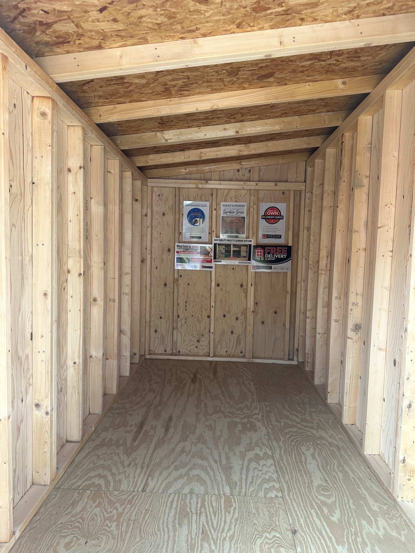 6x12 Mini Shed at G&L Carports & Portable Buildings