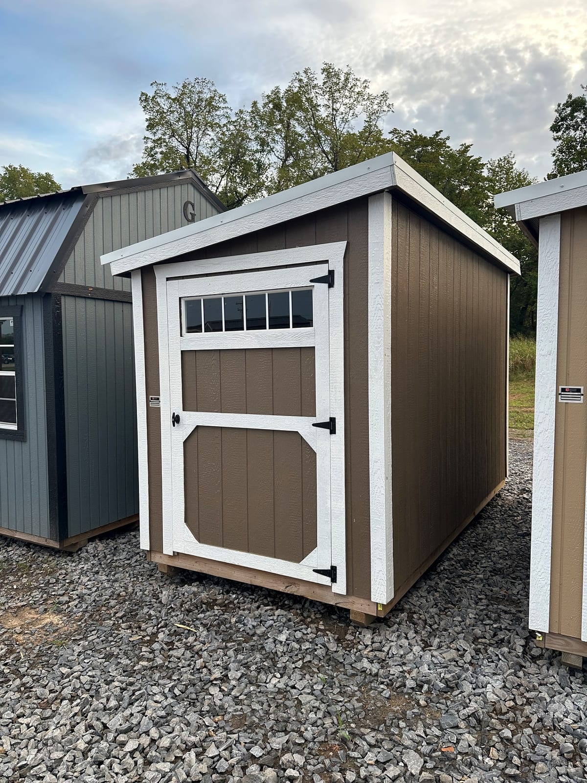 6x12 Mini Shed at G&L Carports & Portable Buildings