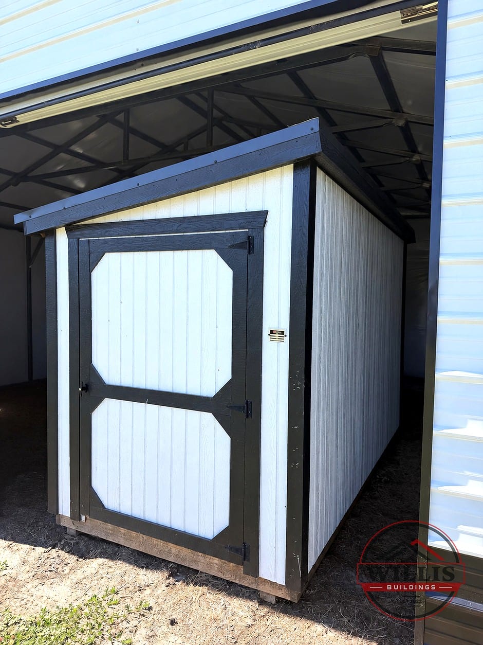 6x12 Mini Shed at Willis Buildings
