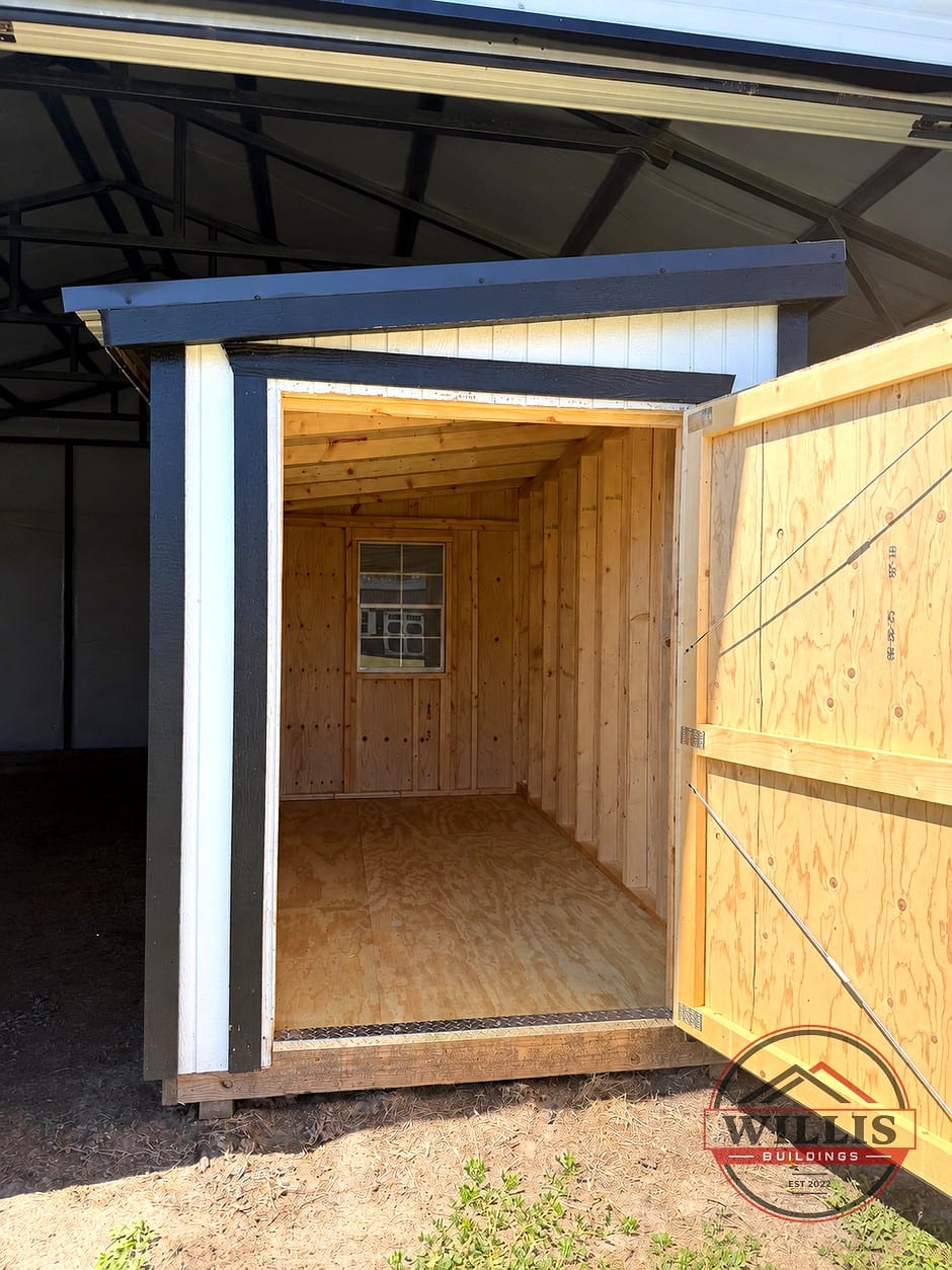 6x12 Mini Shed at Willis Buildings