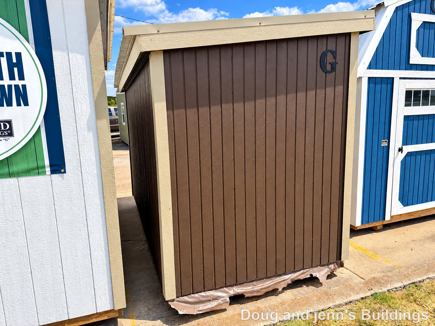 6x12 Mini Shed at Doug and Jenn's Buildings