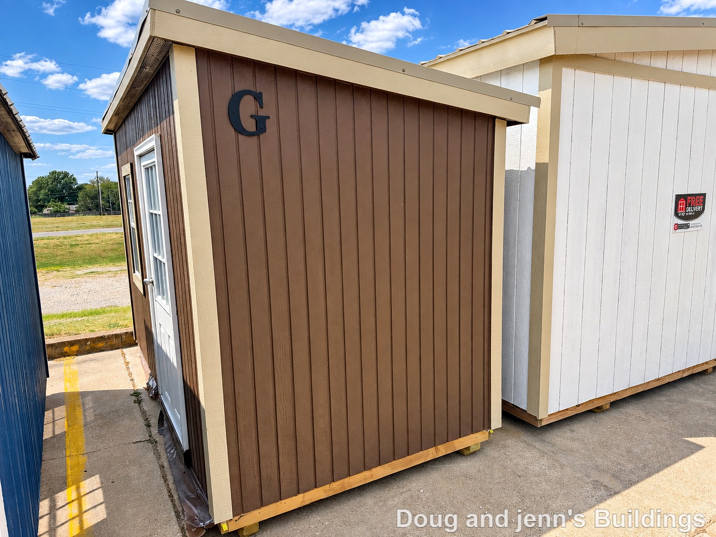 6x12 Mini Shed at Doug and Jenn's Buildings