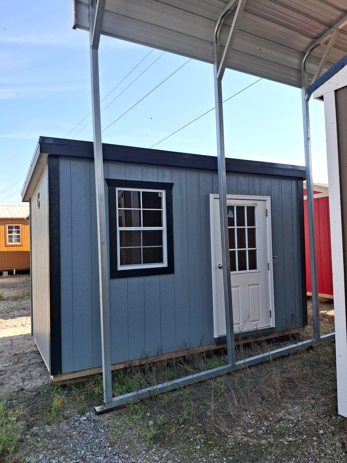 6x12 Mini Shed at Kirbyville Lot - Essex Bros