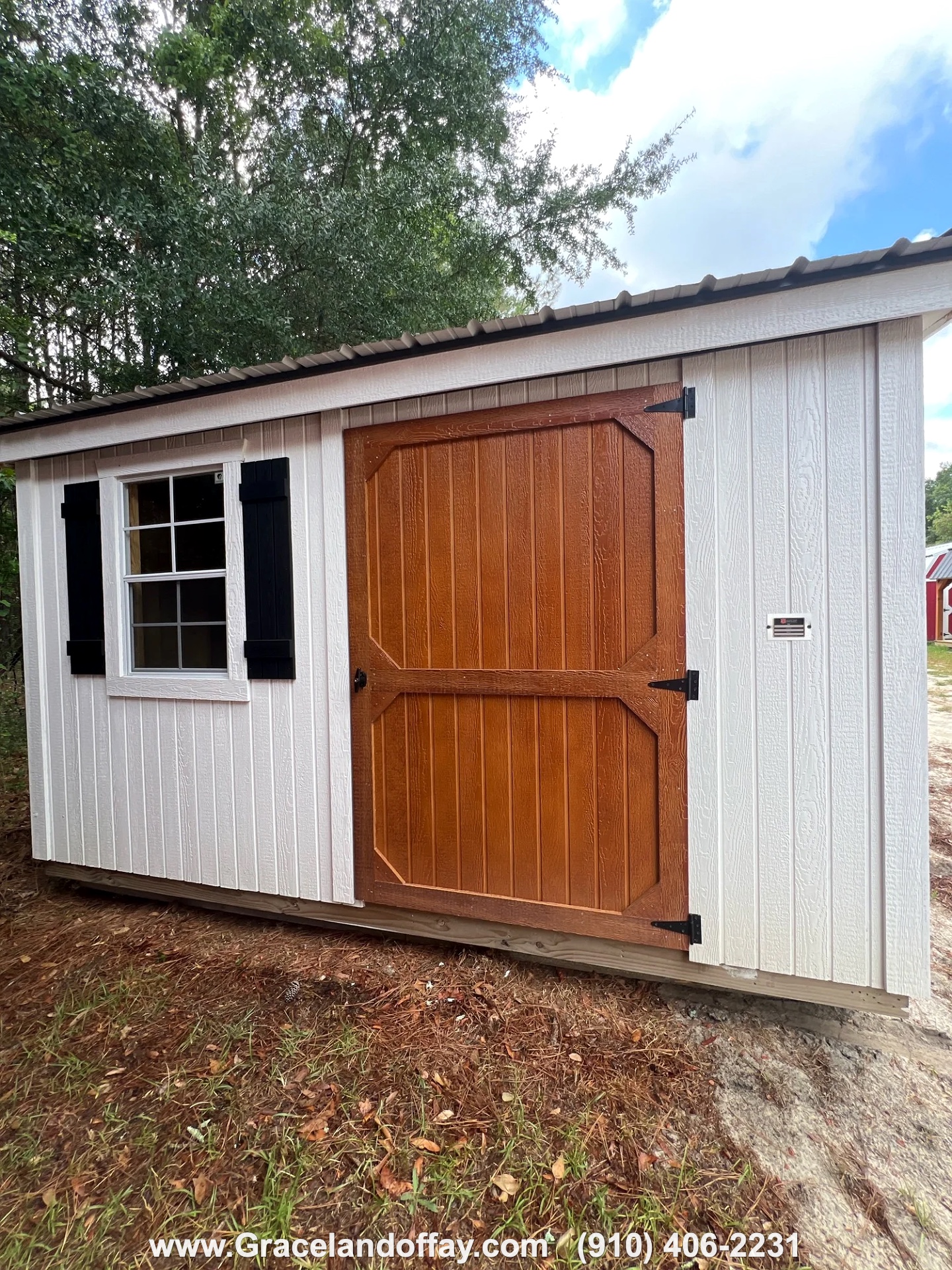 6x12 Mini Shed at Graceland Buildings of Fayetteville