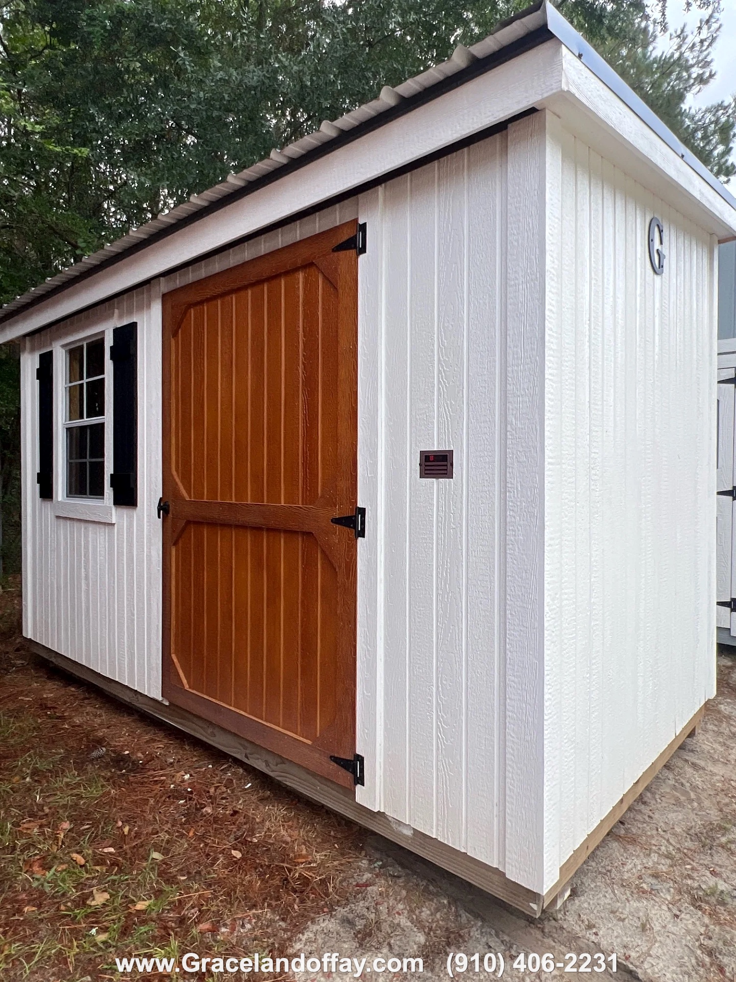 6x12 Mini Shed at Graceland Buildings of Fayetteville
