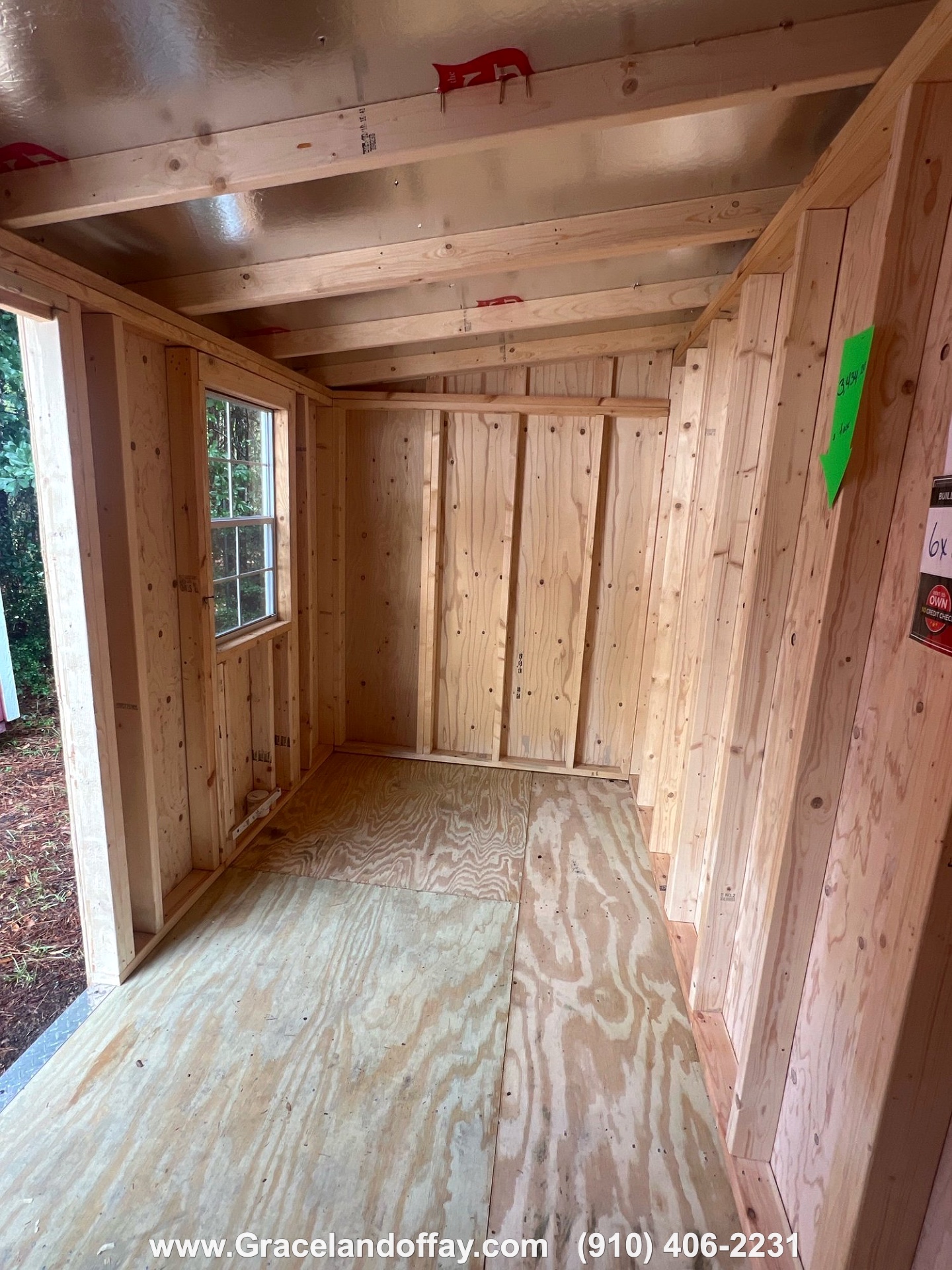 6x12 Mini Shed at Graceland Buildings of Fayetteville