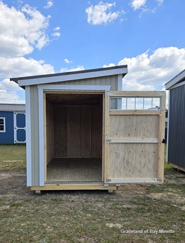 6x12 Mini Shed at Graceland of Bay Minette
