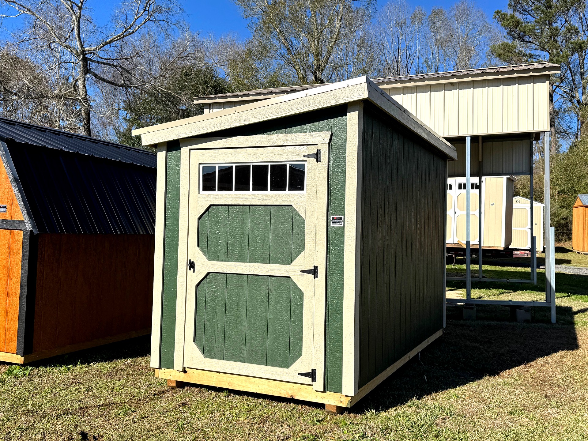 6x12 Mini Shed at Southern Ag Equipment, LLC - Saint Francisville, Louisiana