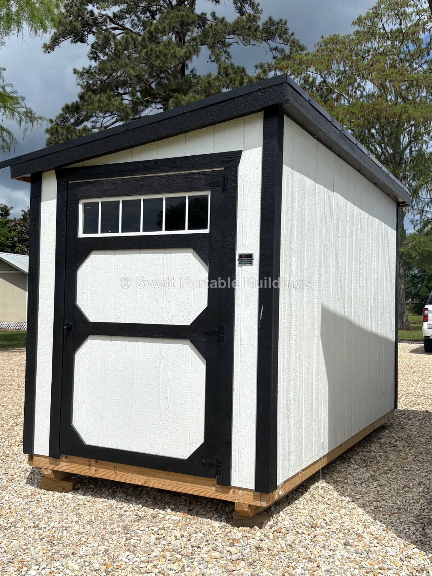 6x12 Mini Shed at Swett Portable Buildings LLC