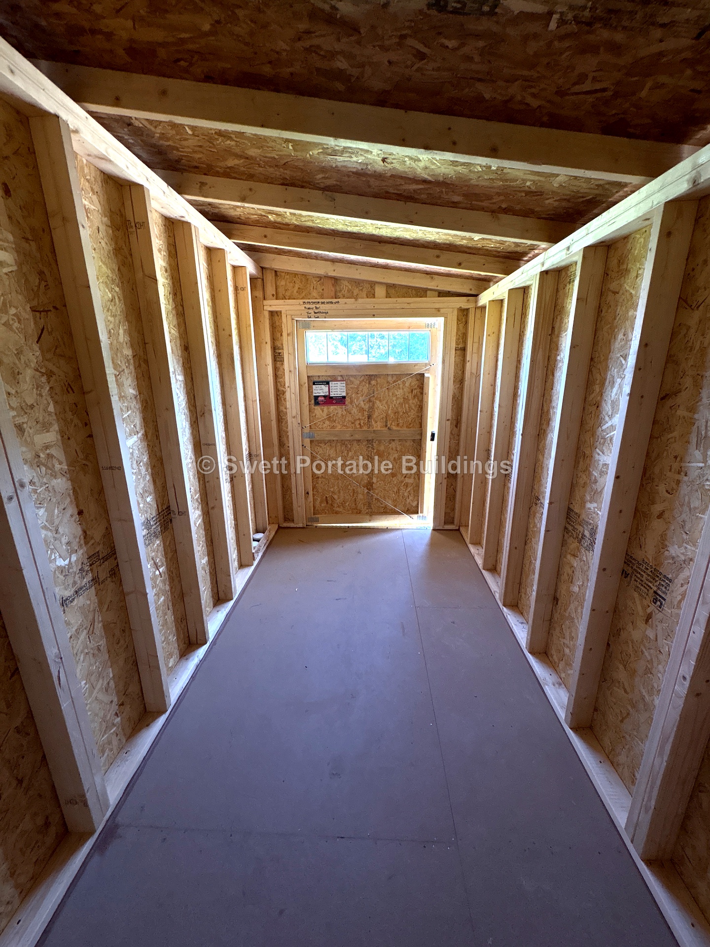 6x12 Mini Shed at Swett Portable Buildings LLC