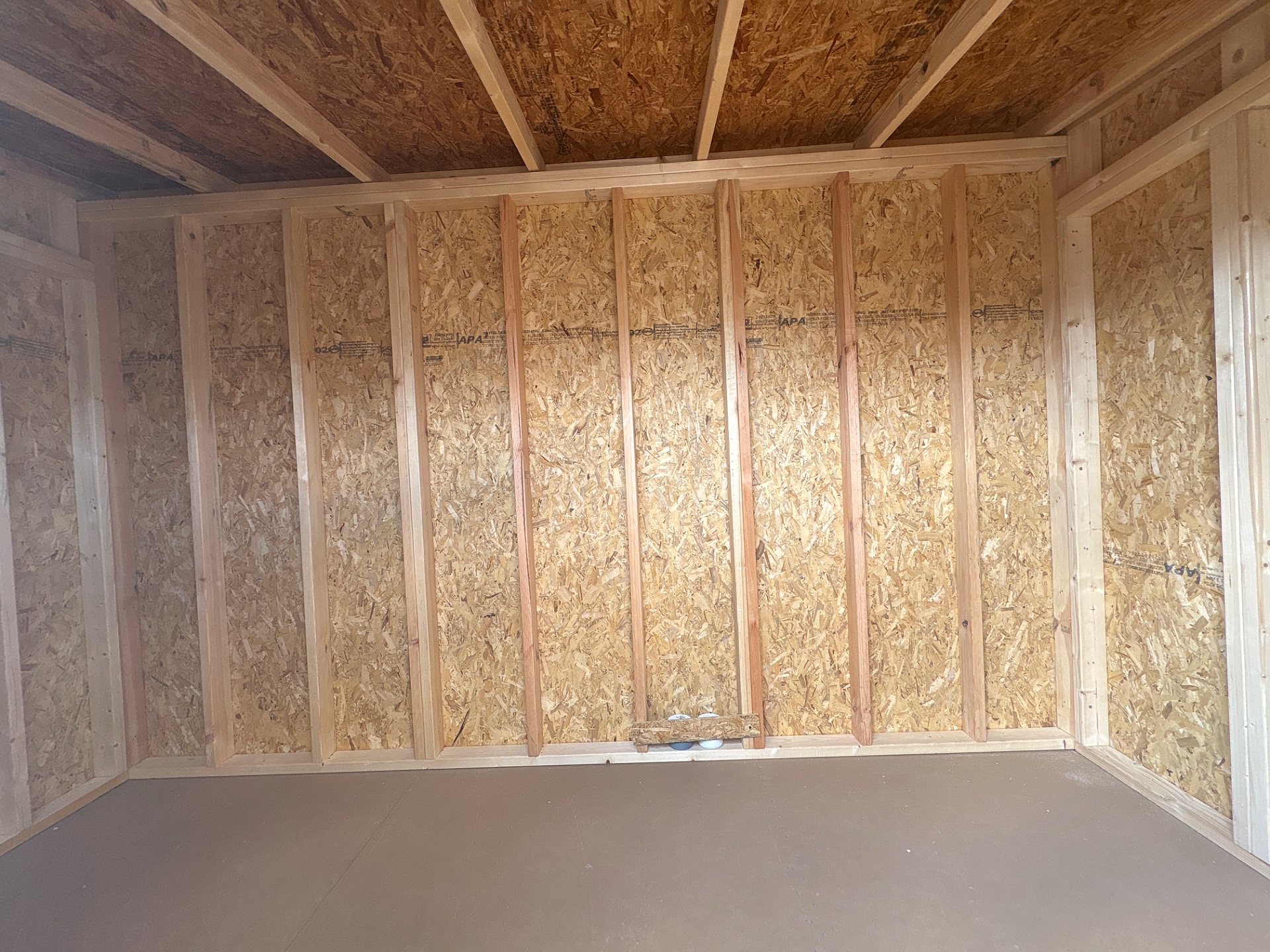 6x12 Mini Shed at Cajun Buildings and Carports