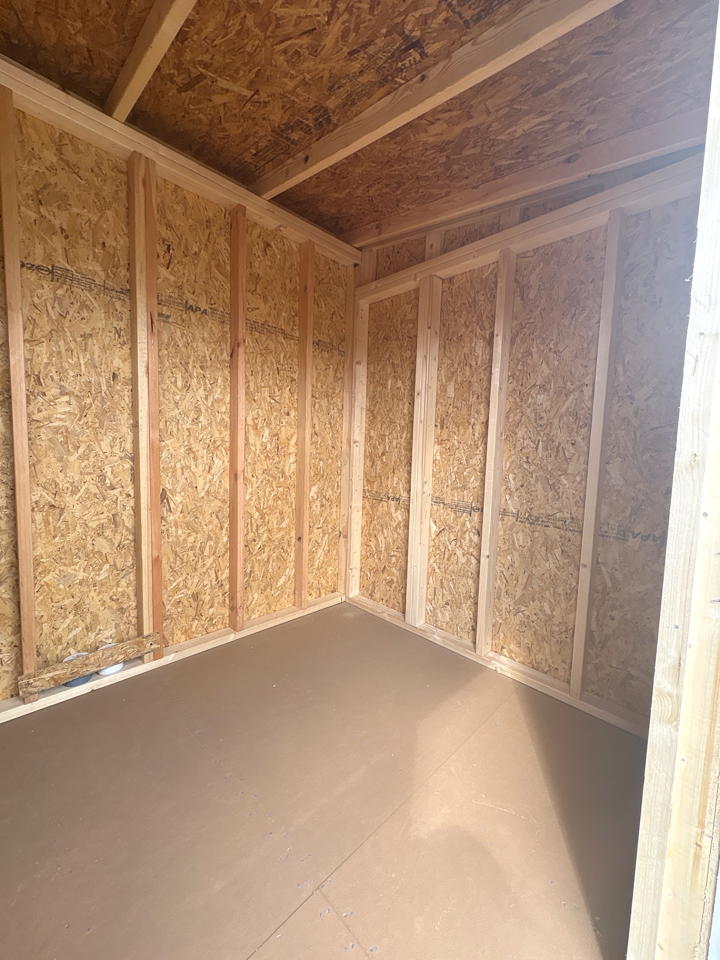 6x12 Mini Shed at Cajun Buildings and Carports