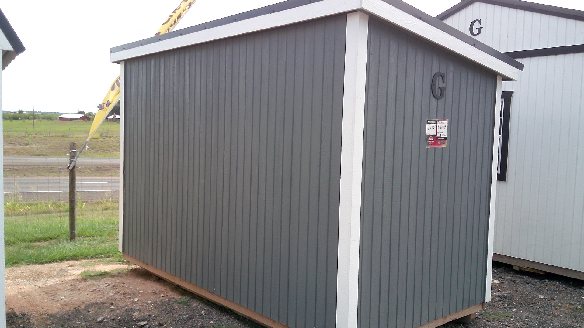 6x12 Mini Shed at Hill  Top Sales