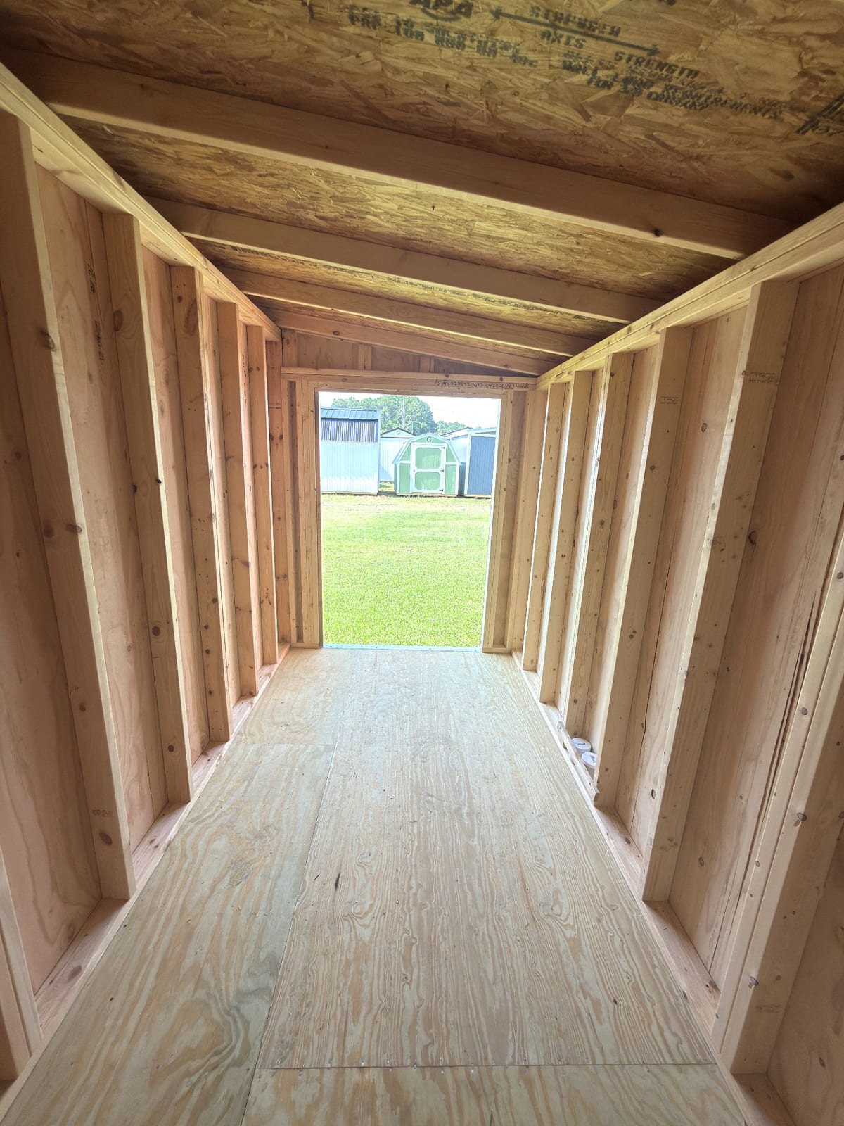 6x12 Mini Shed at Toler's Coastal Structures - Newport