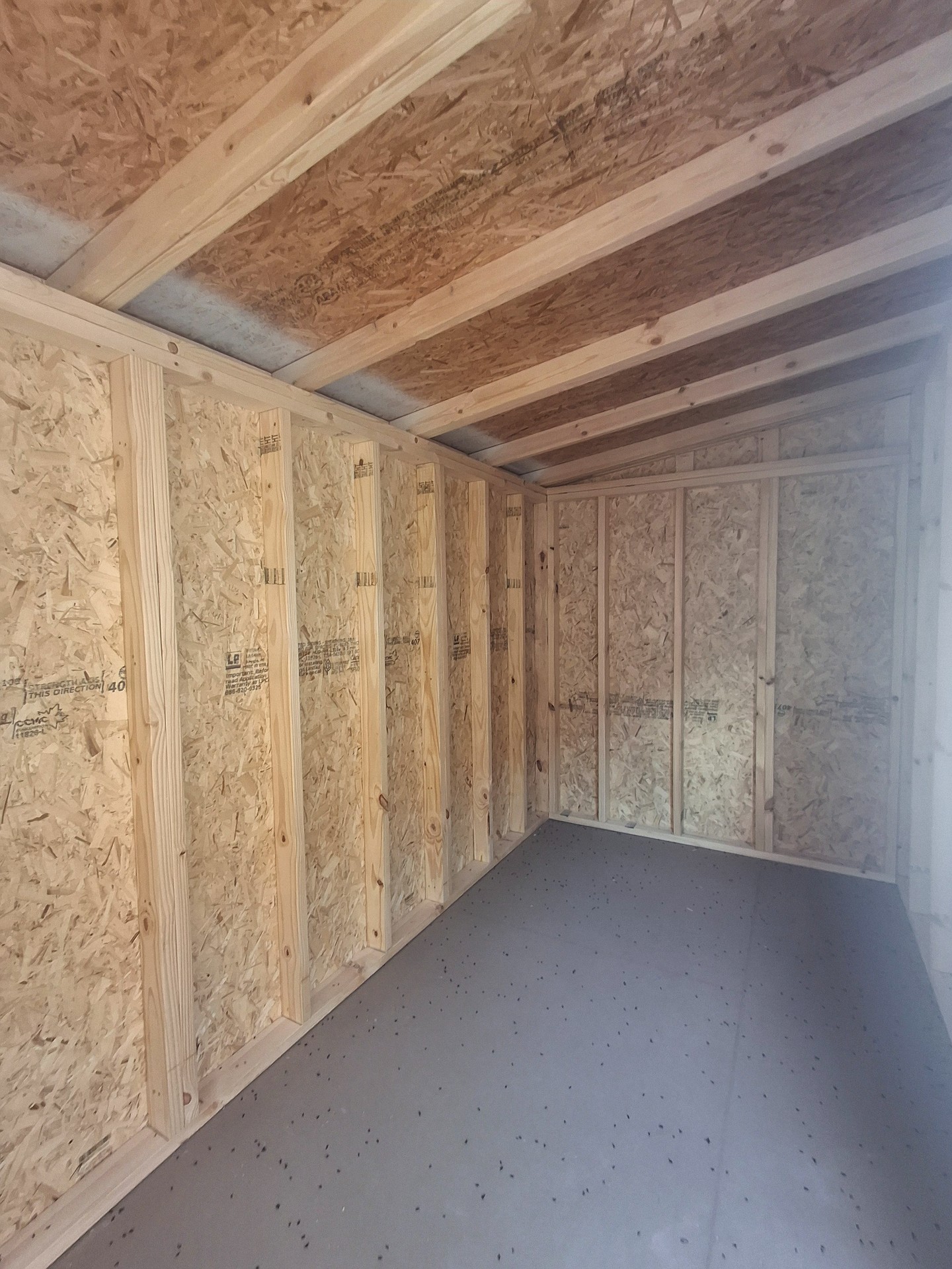 6x12 Mini Shed at Kirbyville Lot - Essex Bros