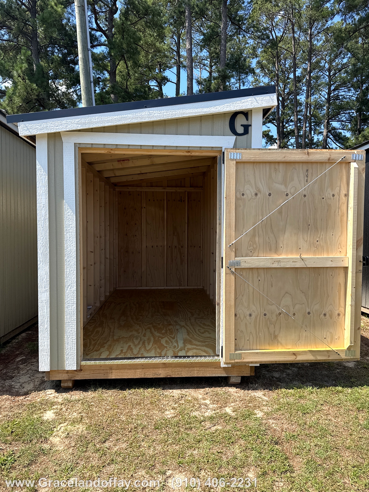 6x12 Mini Shed at Graceland Buildings of Fayetteville