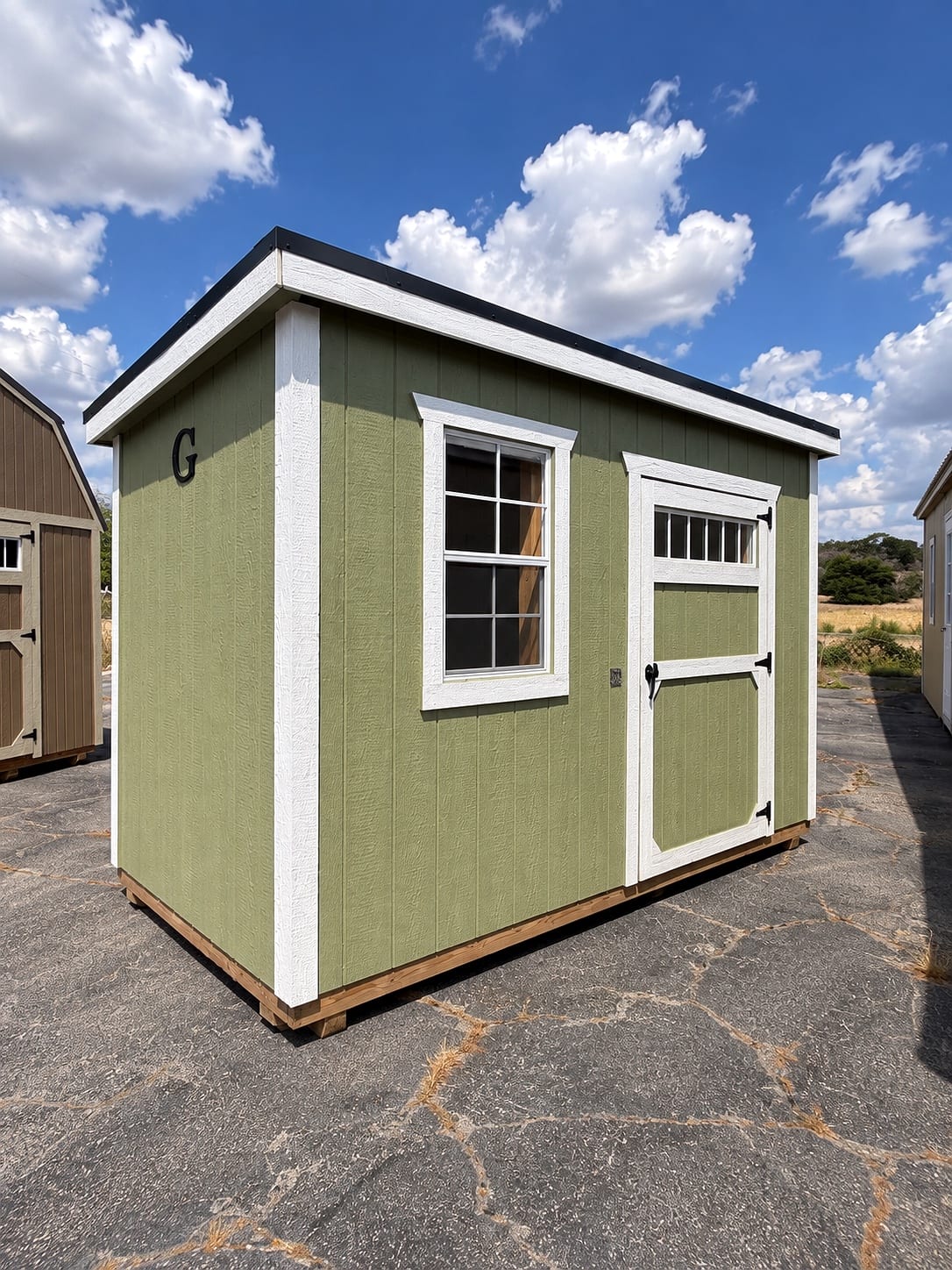 6x12 Mini Shed at Tyler Lot- ETX Steel Tyler