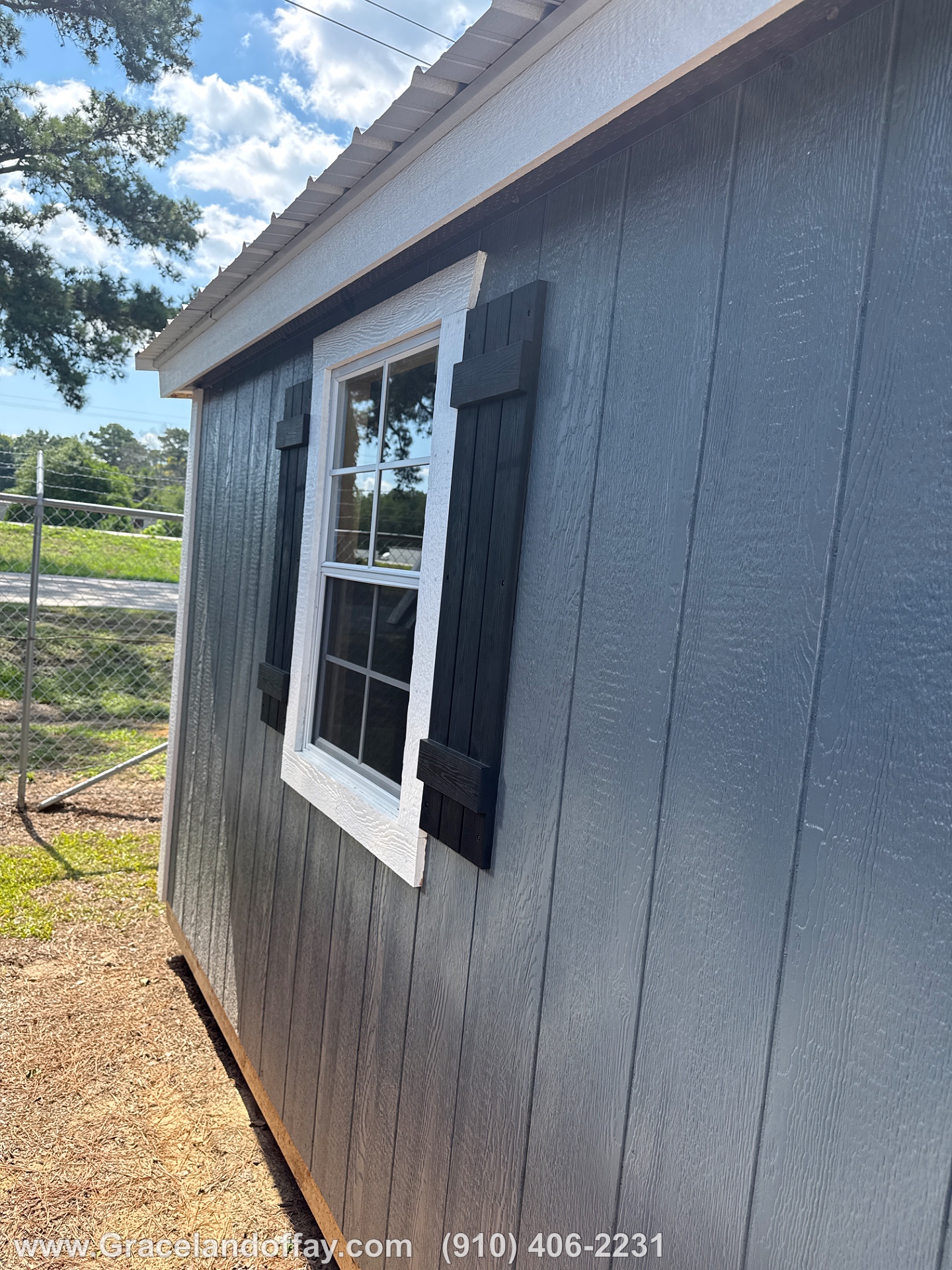 6x12 Mini Shed at Graceland Buildings of Fayetteville