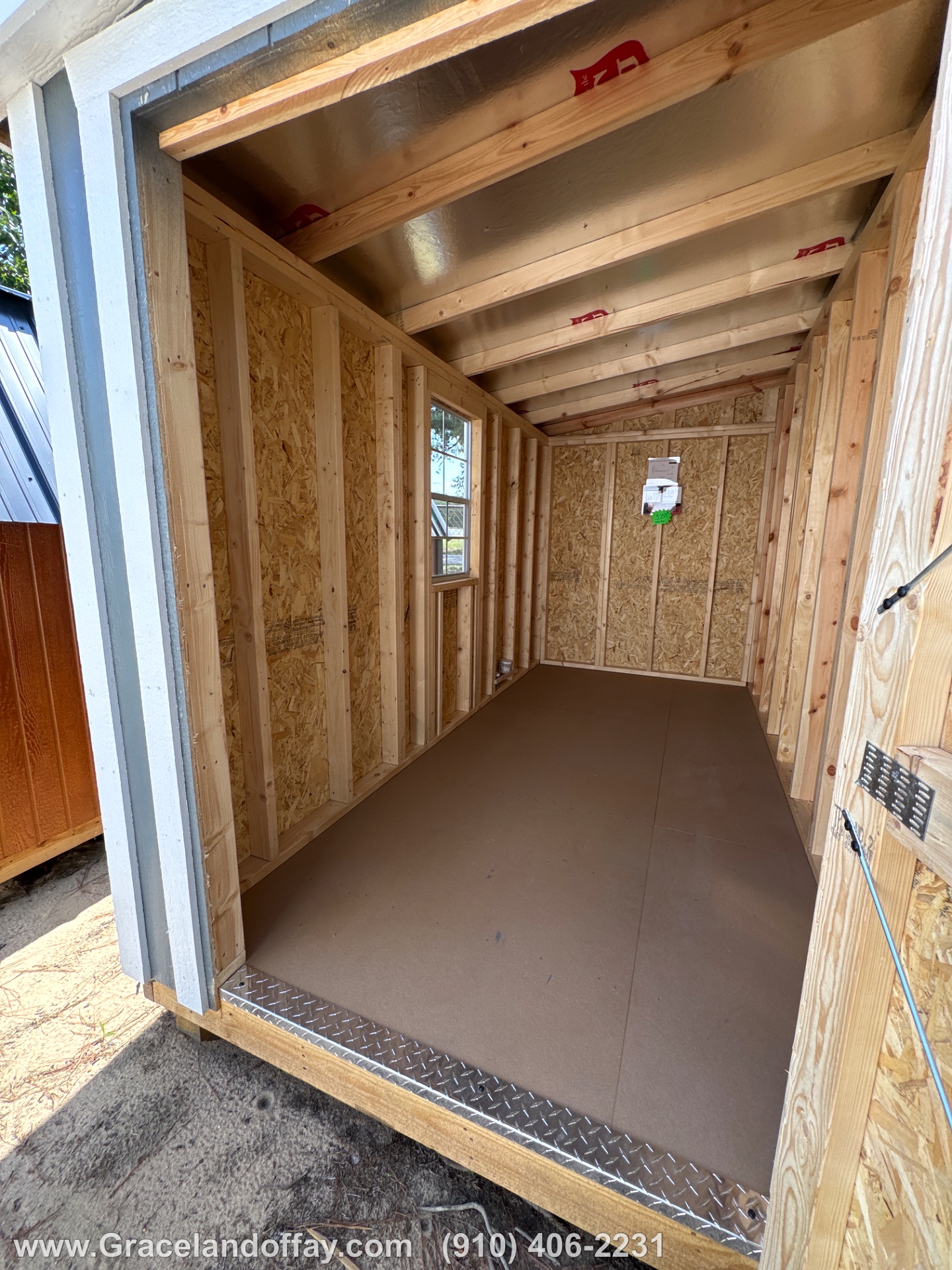 6x12 Mini Shed at Graceland Buildings of Fayetteville