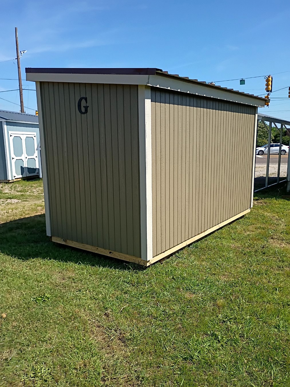 6x12 Mini Shed at Jimmy's Portable Buildings of Savannah, TN