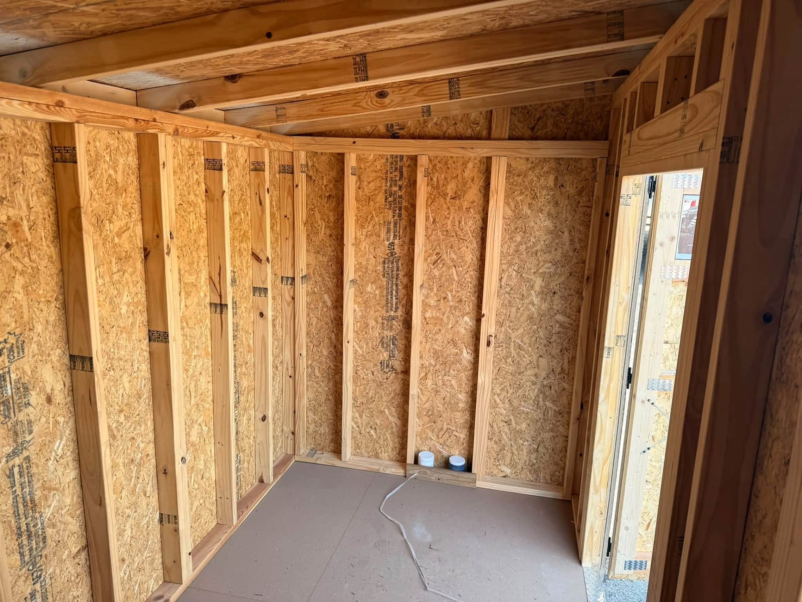 6x12 Mini Shed at Hill  Top Sales