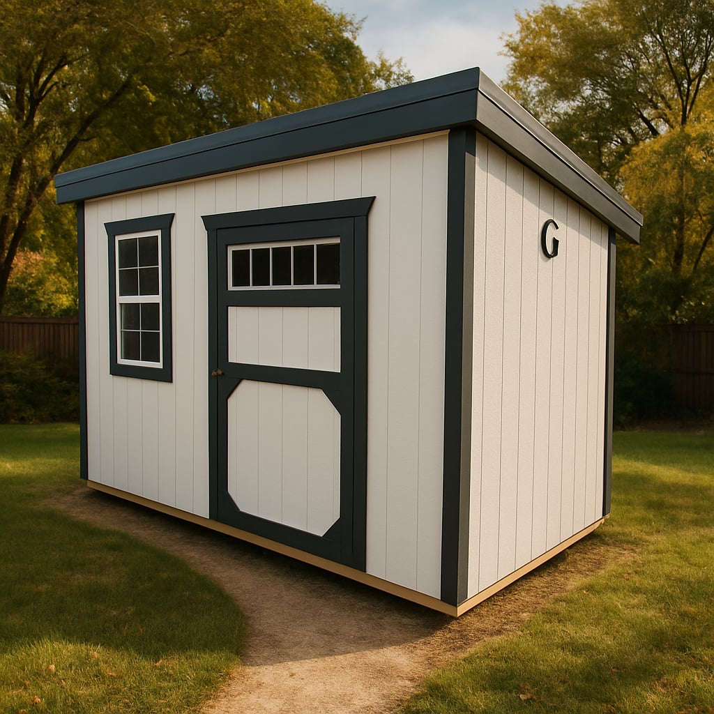 6x12 Mini Shed at Hill  Top Sales