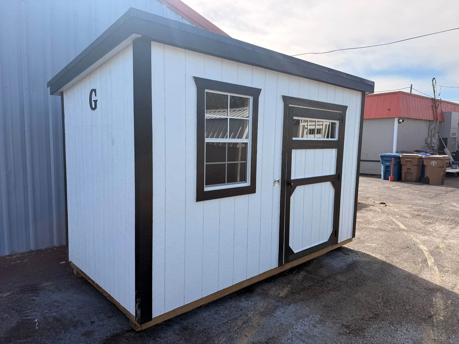 6x12 Mini Shed at Hill  Top Sales