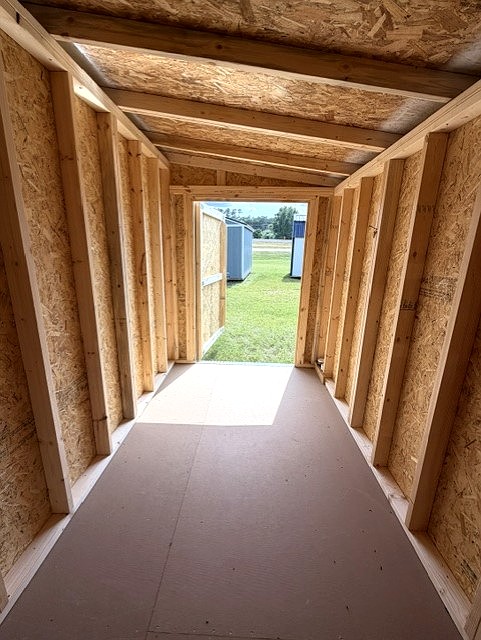 6x12 Mini Shed at Truesite Portable Buildings