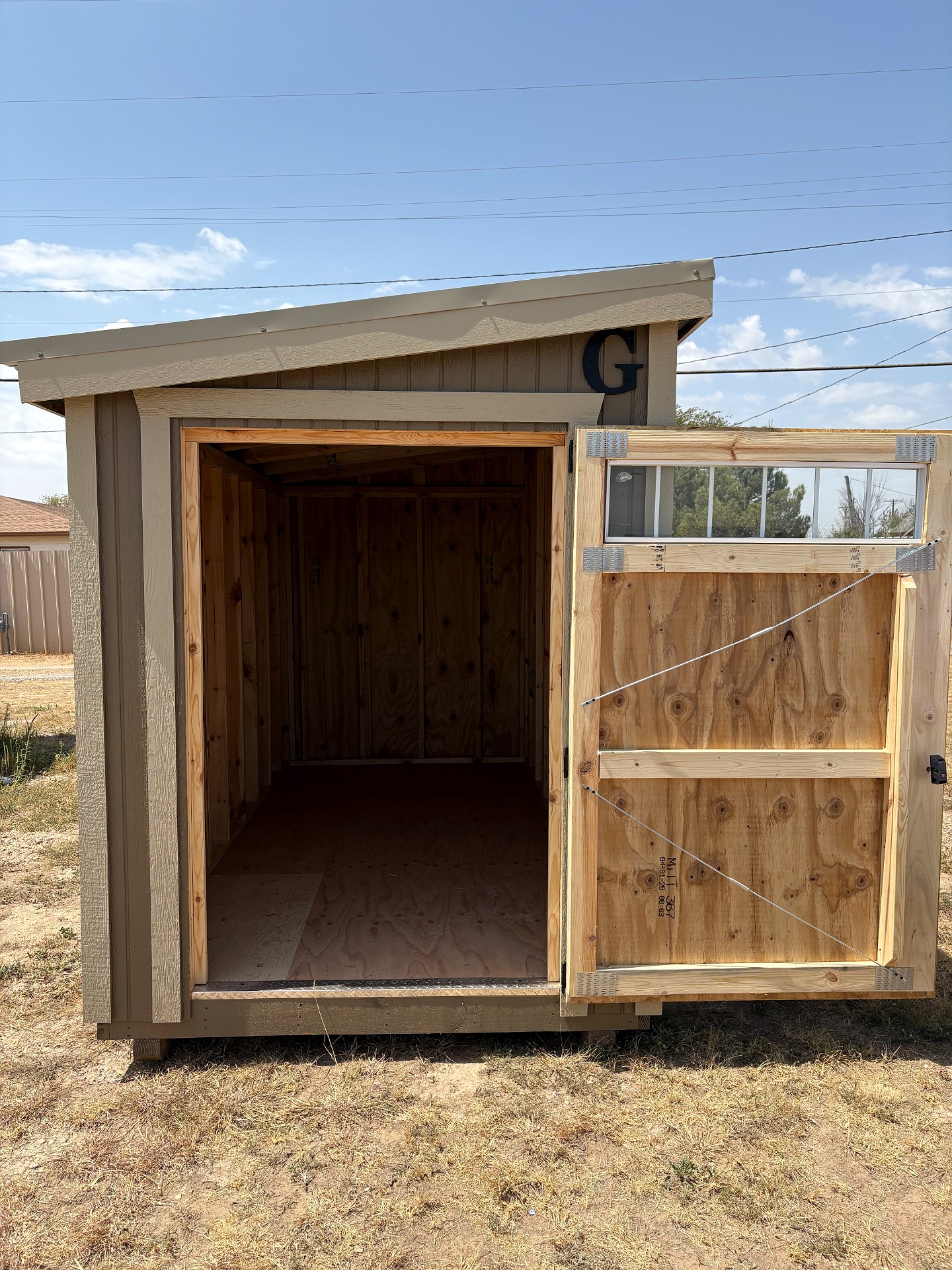 6x12 Mini Shed at Graceland Portable Buildings of Lubbock
