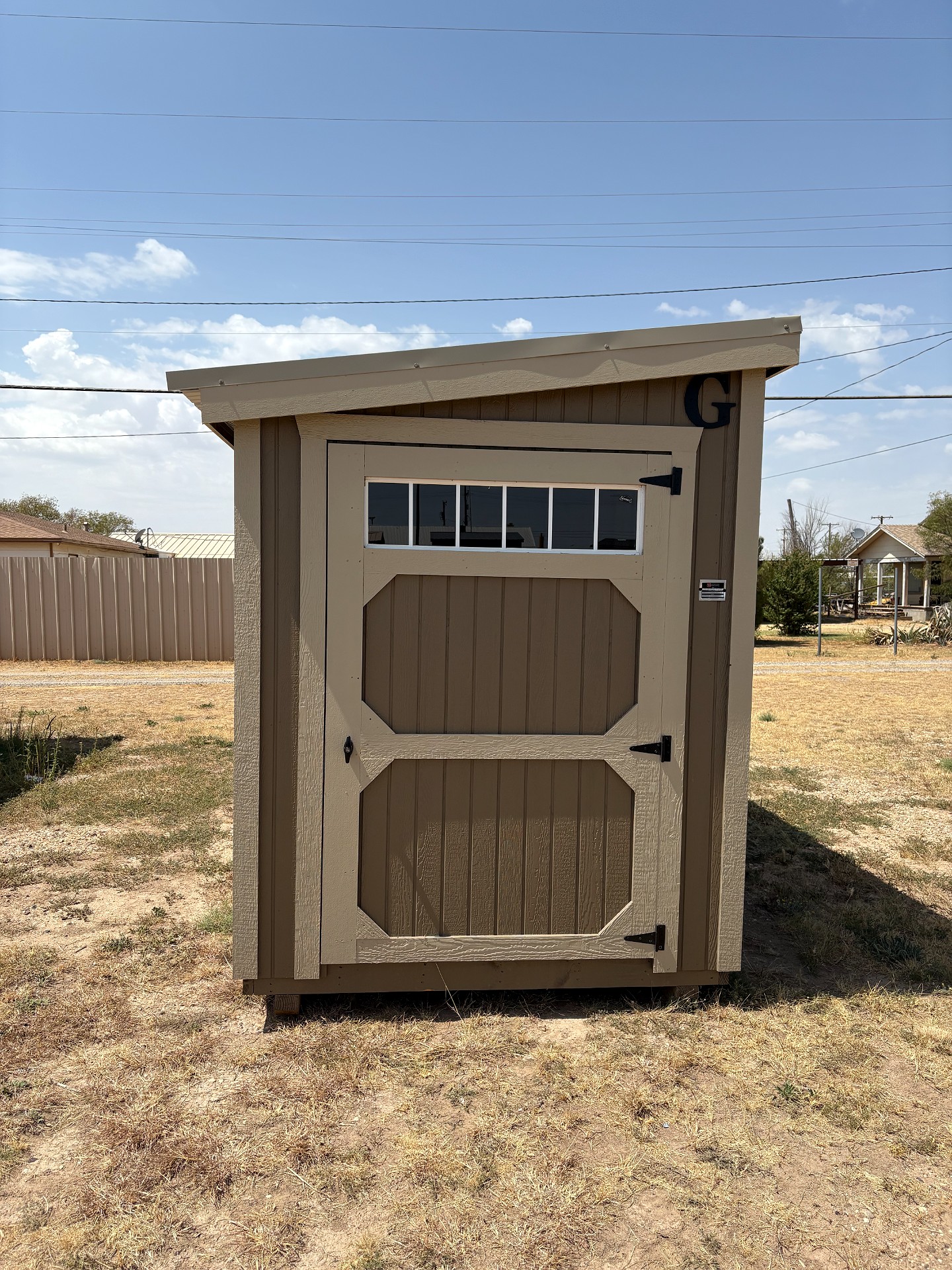 6x12 Mini Shed at Graceland Portable Buildings of Lubbock
