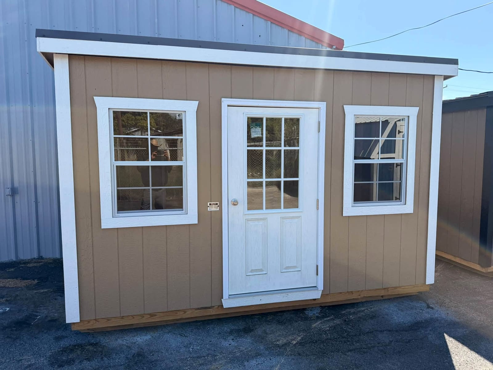 6x12 Mini Shed at Hill  Top Sales