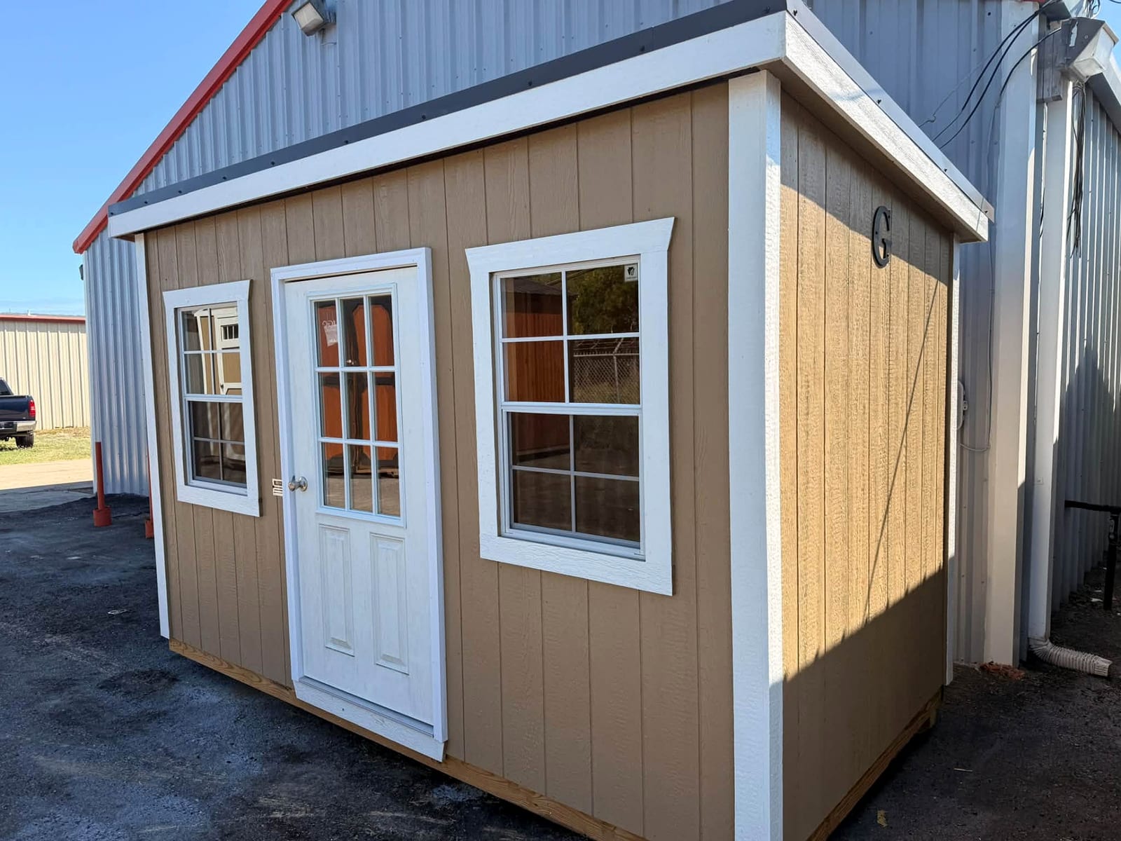 6x12 Mini Shed at Hill  Top Sales