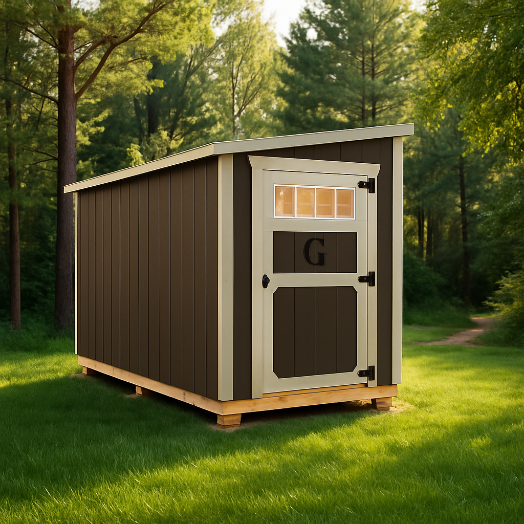 6x12 Mini Shed at ACE Buildings - Graceland of Corpus Christi