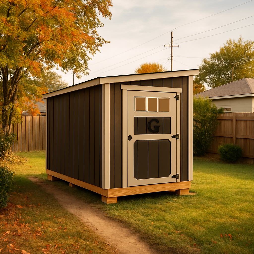 6x12 Mini Shed at ACE Buildings - Graceland of Corpus Christi