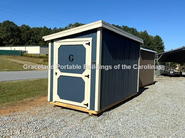 6x12 Mini Shed at Graceland Portable Buildings of the Carolinas / Dixie Motors, LLC