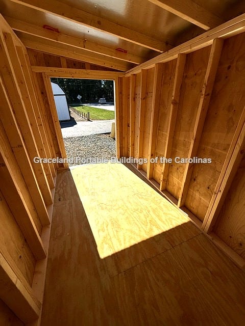 6x12 Mini Shed at Graceland Portable Buildings of the Carolinas / Dixie Motors, LLC