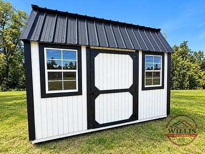 8x12 Side Lofted Barn at Willis Buildings